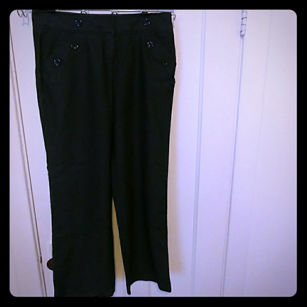 Wide-Leg Dress Pants